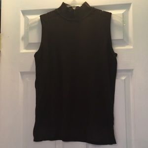 Tank top, mock turtle neck